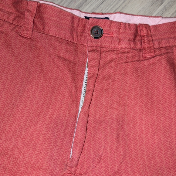 J Crew Shorts Mens 31W Pink Salmon Gramercy Chinos Flat Front 8.5" Preppy A040 - Picture 6 of 14